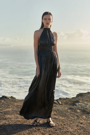 ARTEMISA BLACK DRESS - Slow fashion, women's cotton, linen and silk dresses and tunics