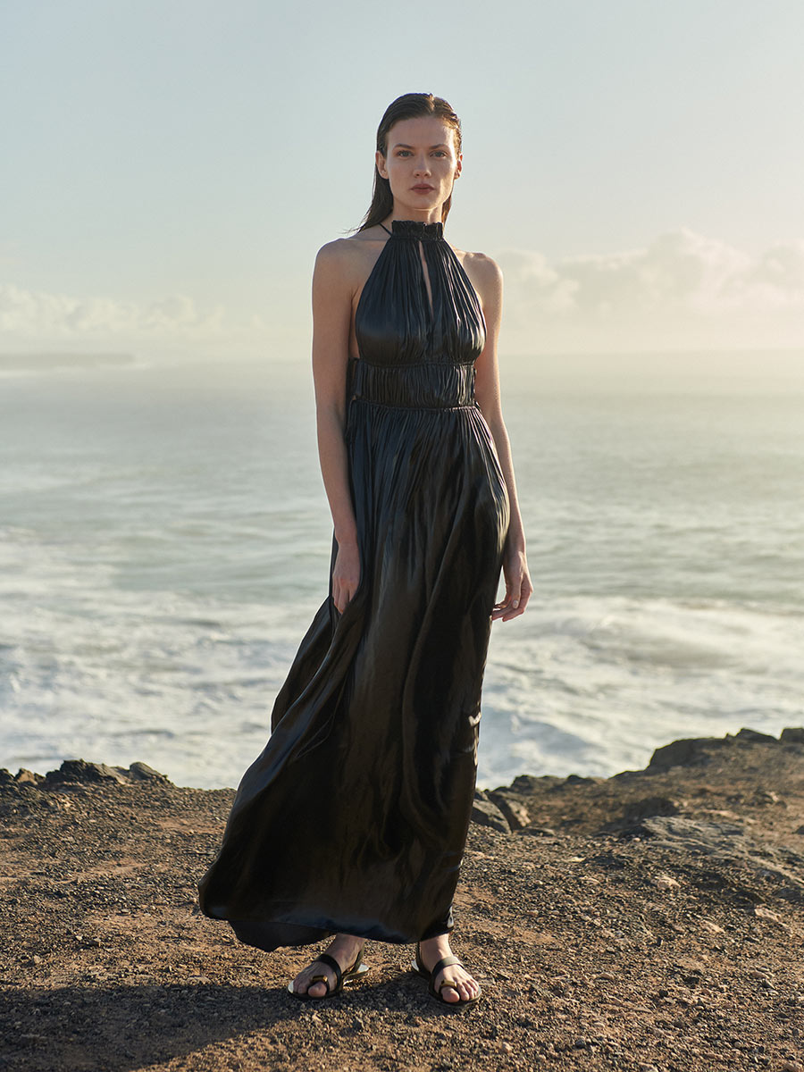 ARTEMISA BLACK DRESS - Slow fashion, women's cotton, linen and silk dresses and tunics